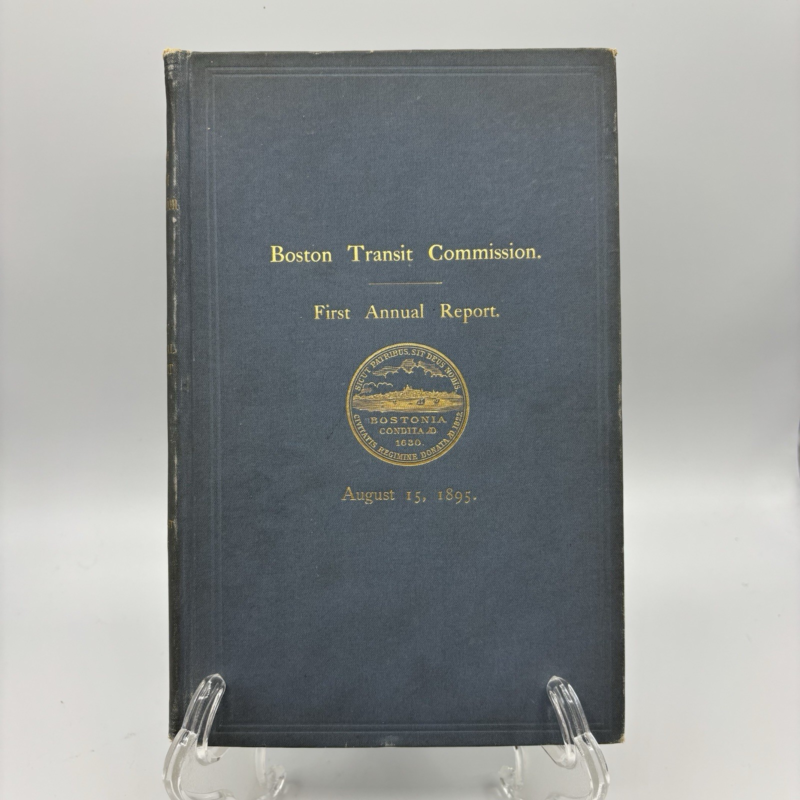 First Annual Report of the Boston Transit Commission August 15, 1895