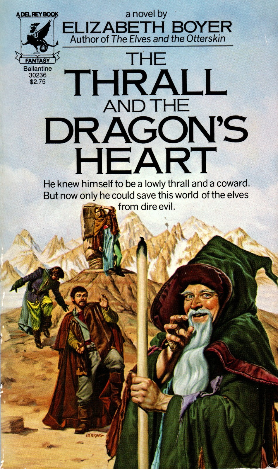 The Thrall & the Dragon’s Heart – Elizabeth Boyer -Paperback – 1982