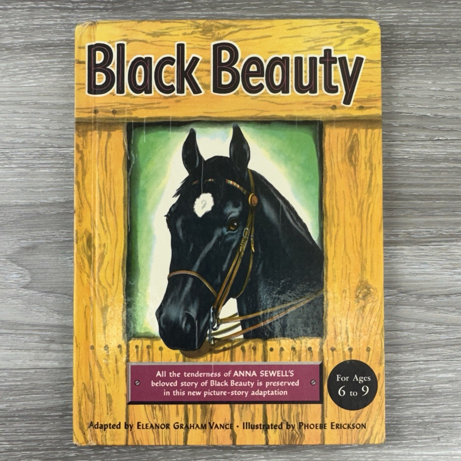 1949 Black Beauty Vintage Random House HC Book Annal Sewell Phoebe Erickson