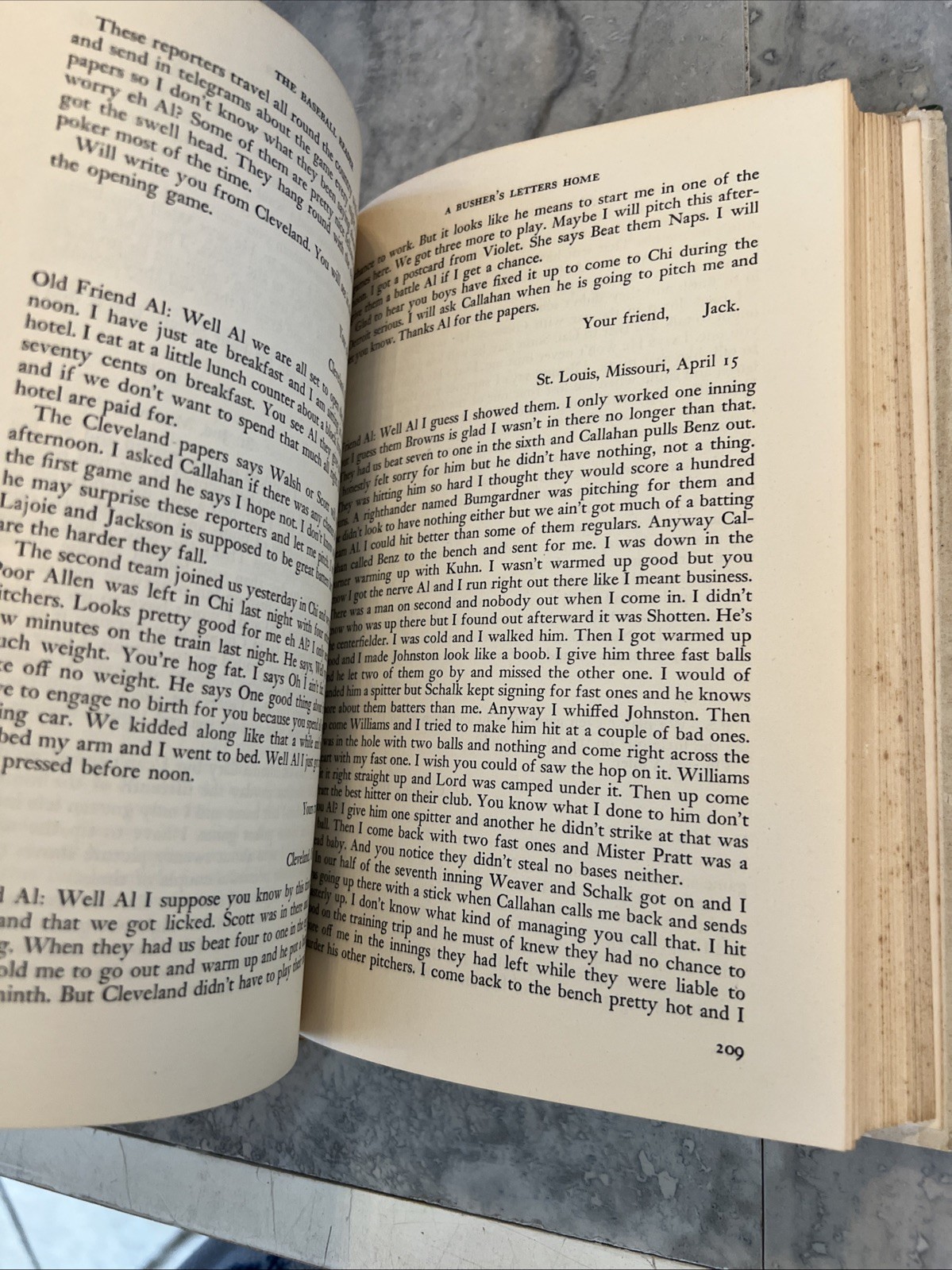 A .S. Barnes 1951 : The Baseball Reader by Ralph S. Graber
