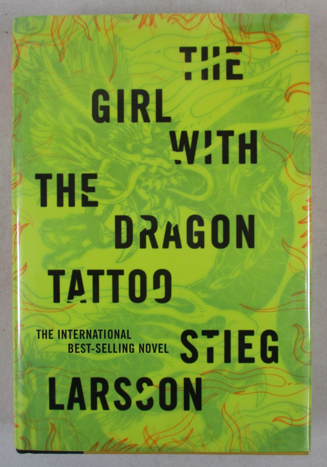 1st US ED/1st Printing „Girl with the Dragon Tattoo“ Larsson 2008 Knopf HC DJ