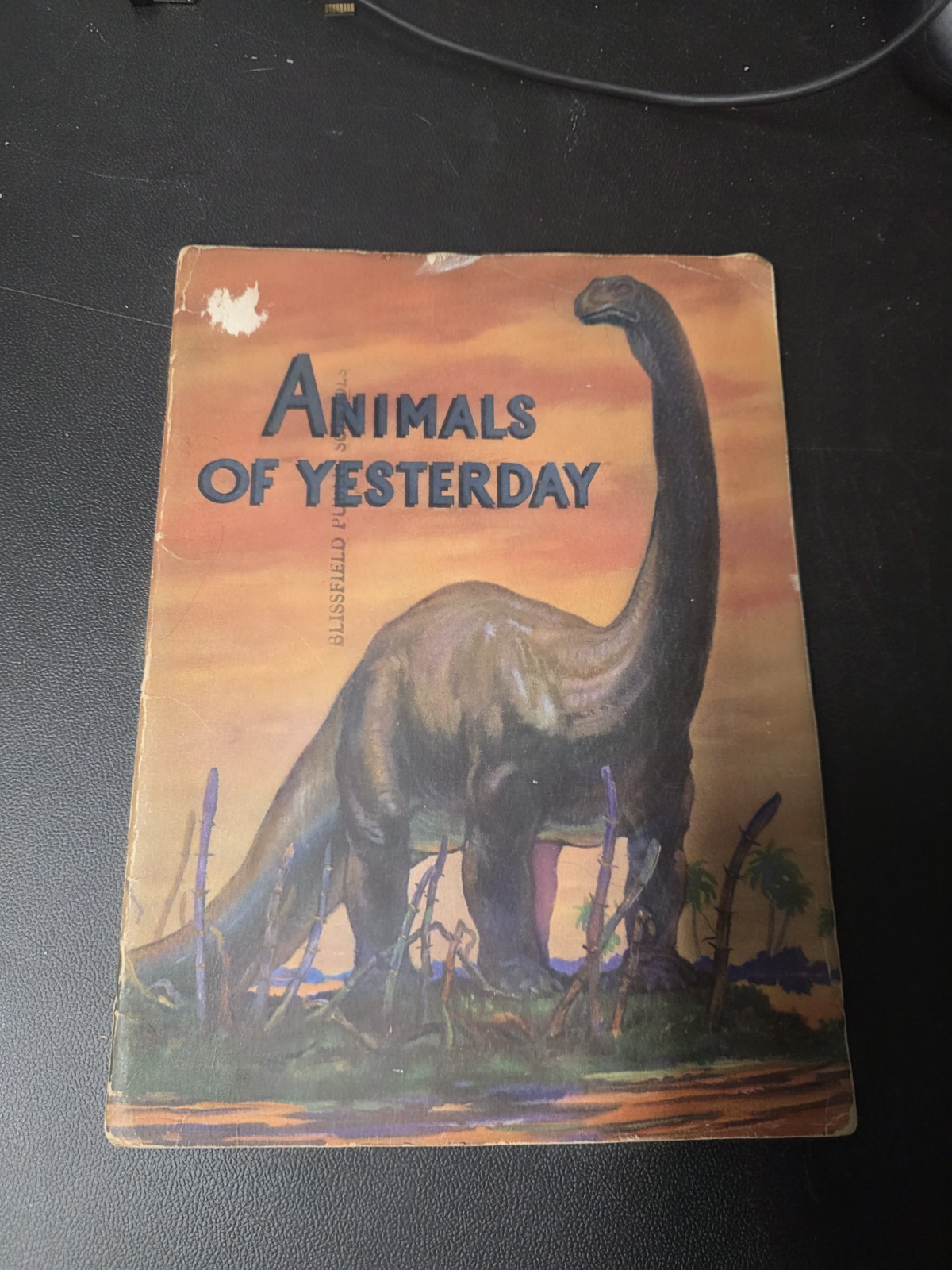 Vintage Animals Of Yesterday Dinosaurs Bertha Morris Parker 1953 Paperback