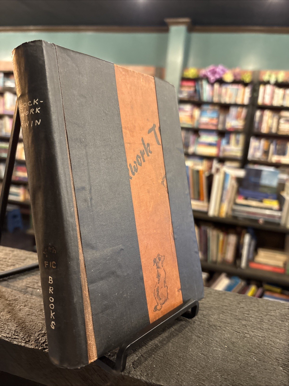 Vtg THE CLOCKWORK TWIN WALTER R. BROOKS 2nd Print 1942 Hardcover