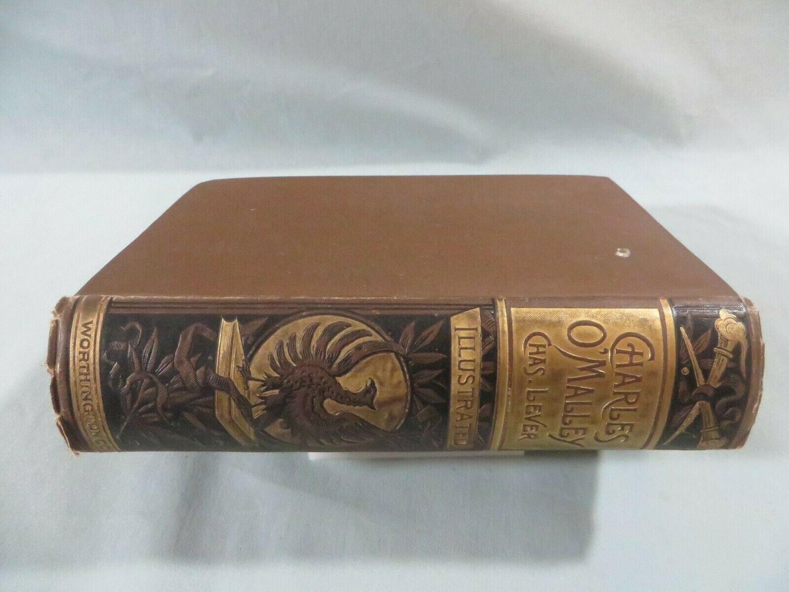 Charles O’Malley, The Irish Dragon by Charles Lever, 1887 HC, 2 Volumes In One