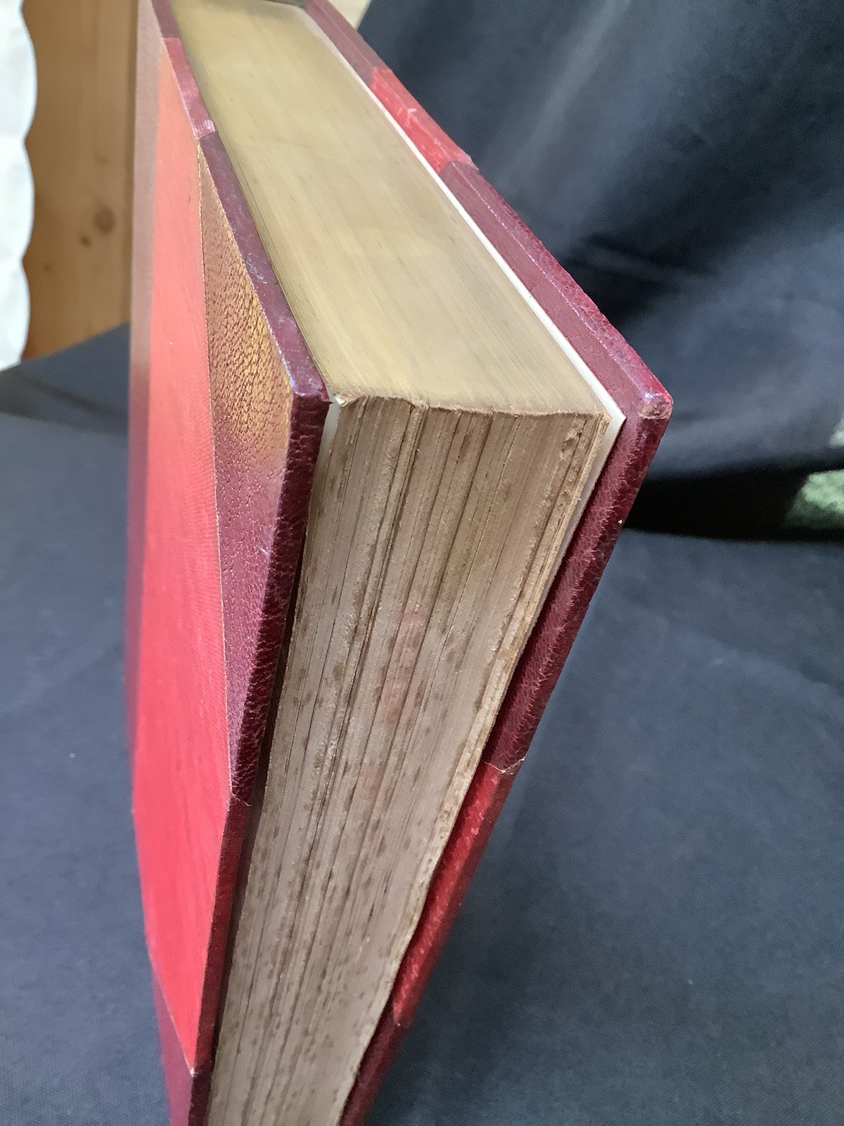 1903 Illustrations By Herbert Cole Ingoldsby Legends HB Thick Red Leather