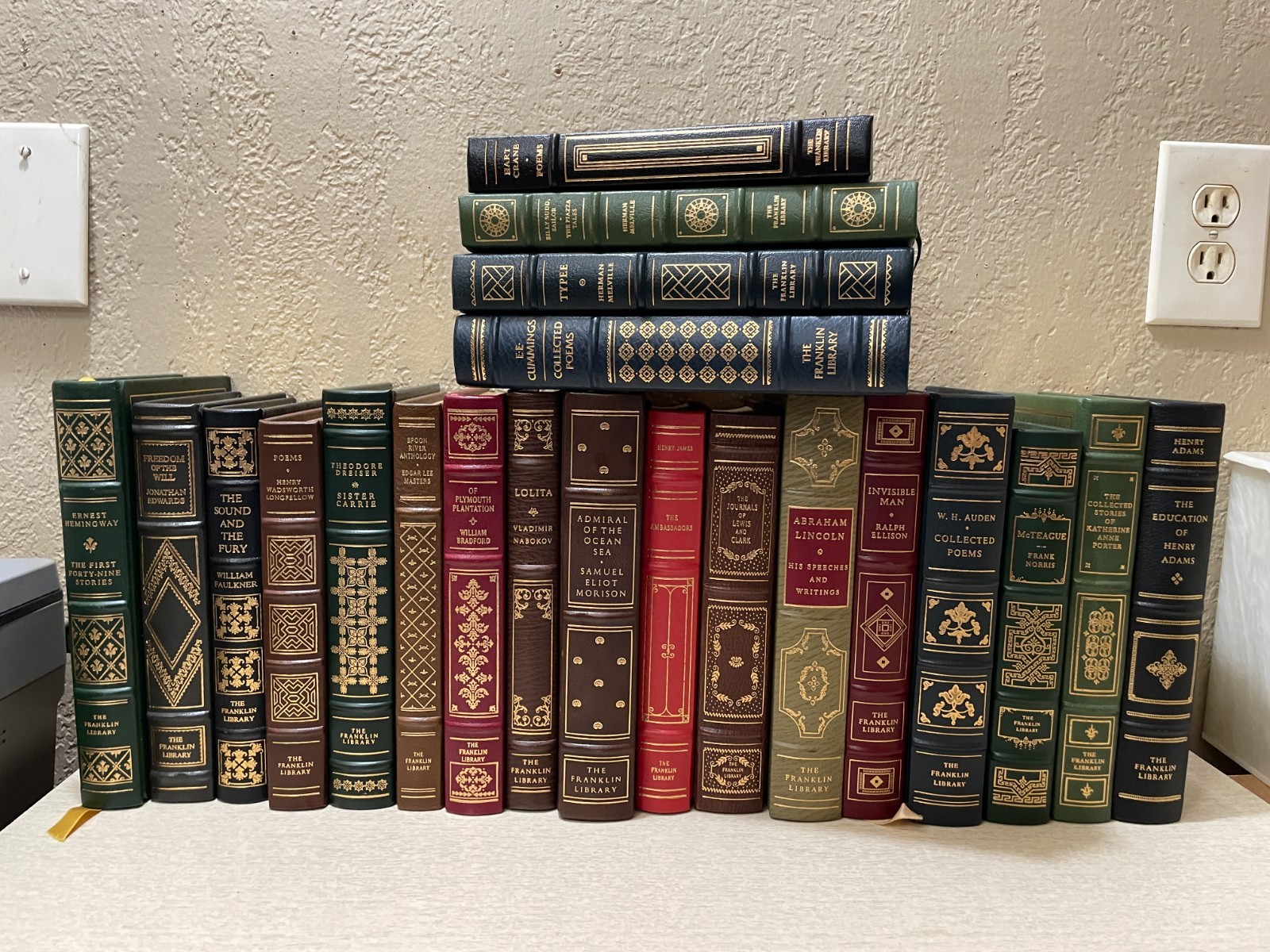 (80 Book Count) FRANKLIN LIBRARY LEATHER BOUND BOOKS COLLECTION LOT *SEE PICS*
