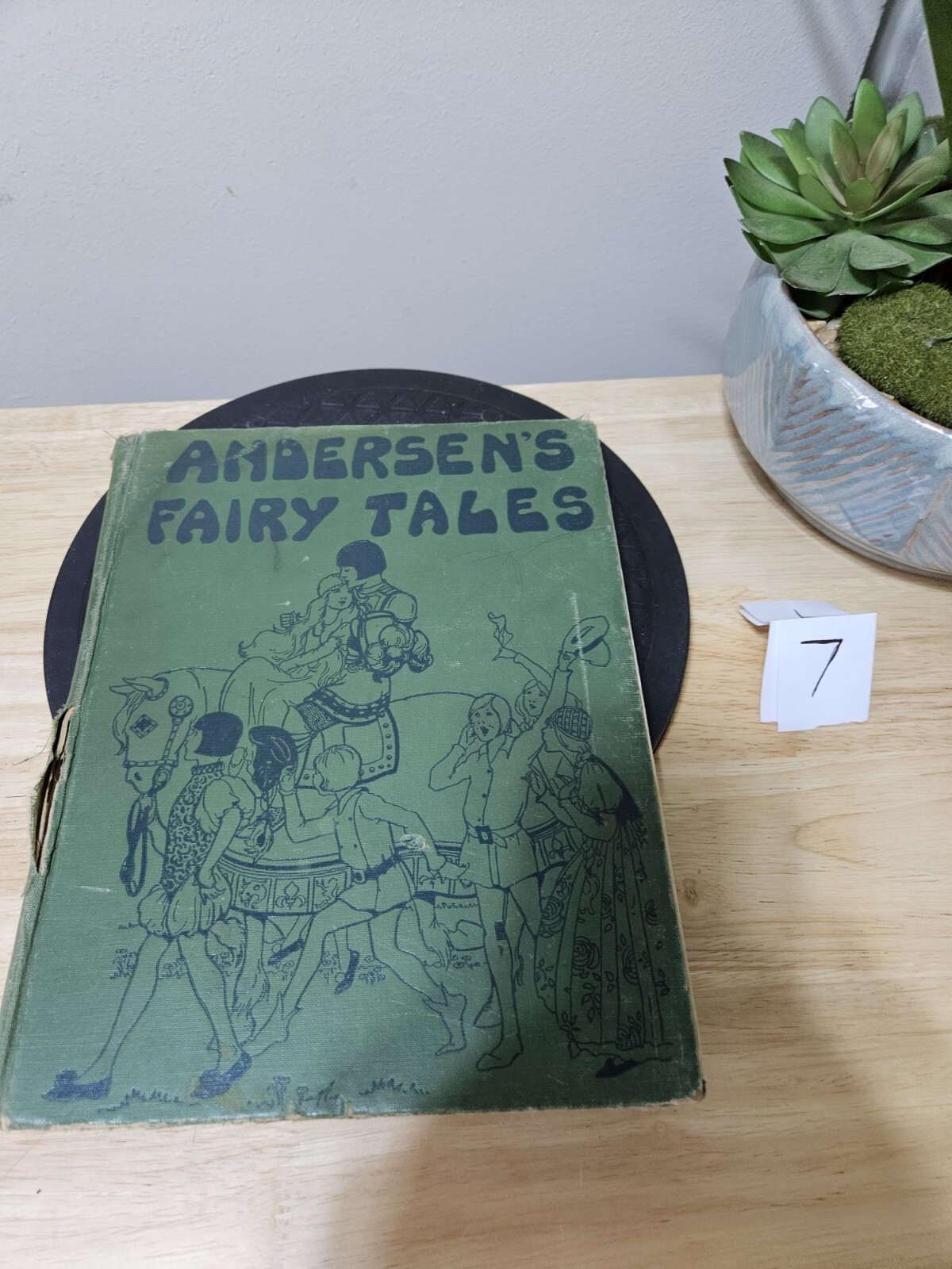 Anderson’s Fairy Tales 1929 Hardcover Book WITH MARKS AS SEEN FLAW BIND