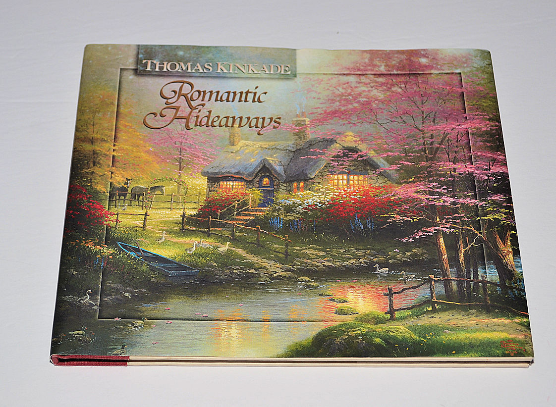 Romantic Hideaways Book Signed by THOMAS KINKADE 2nd Edition