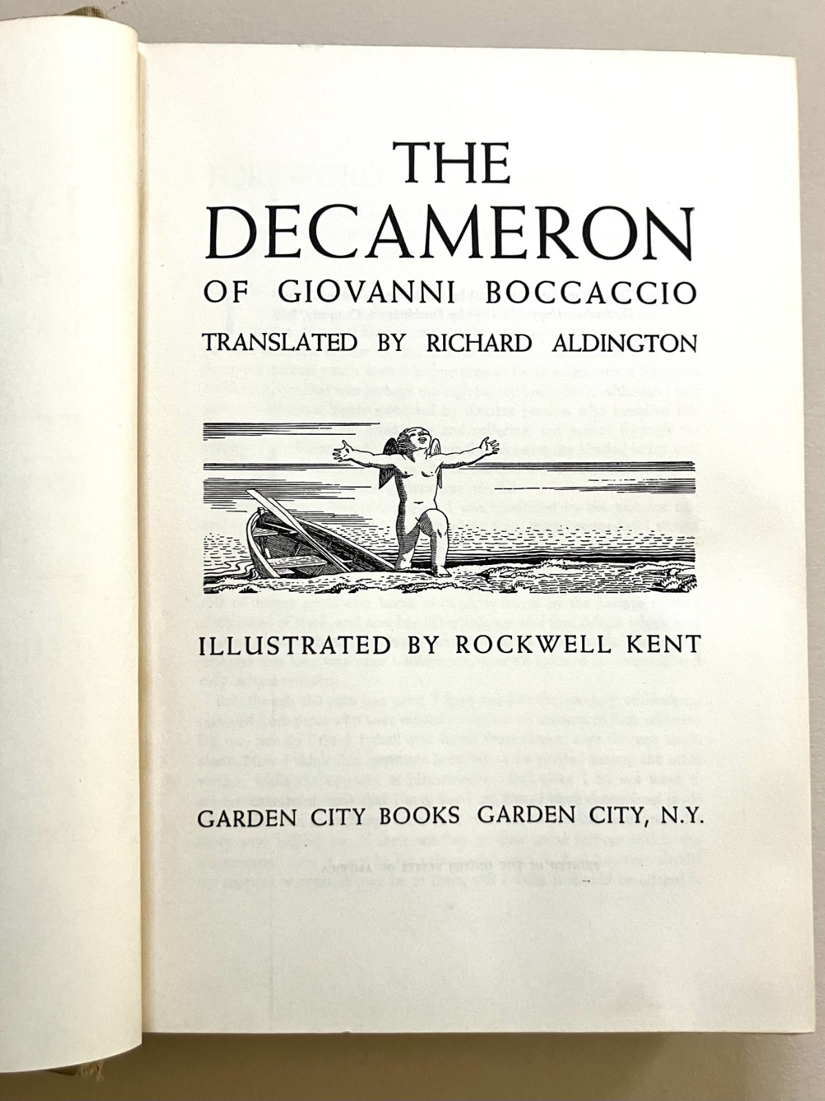 The Decameron Giovanni Boccaccio great Rockwell Kent illustrations 1949