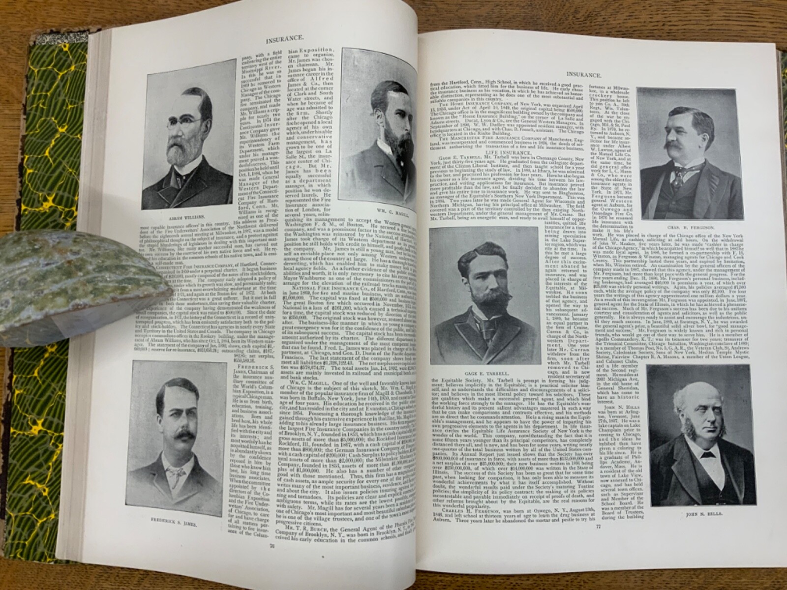 1892 Chicago & Its Progress & Growth from Great Fire to Present Time Illustrated
