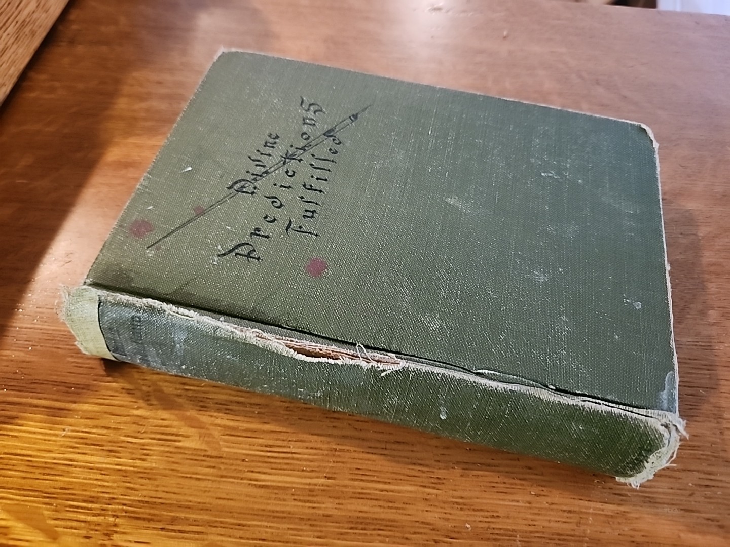 1922, 1st Ed, Divine Predictions of Mrs Ellen G. White Fulfilled, F. C. Gilbert
