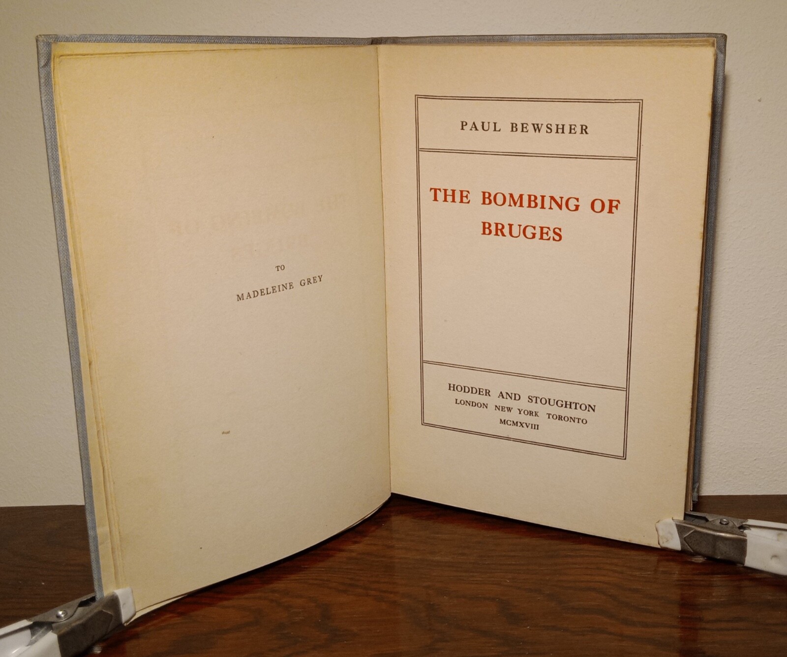 The Bombing Of Bruges Paul Bewsher First Great War Aviation Poet WW1