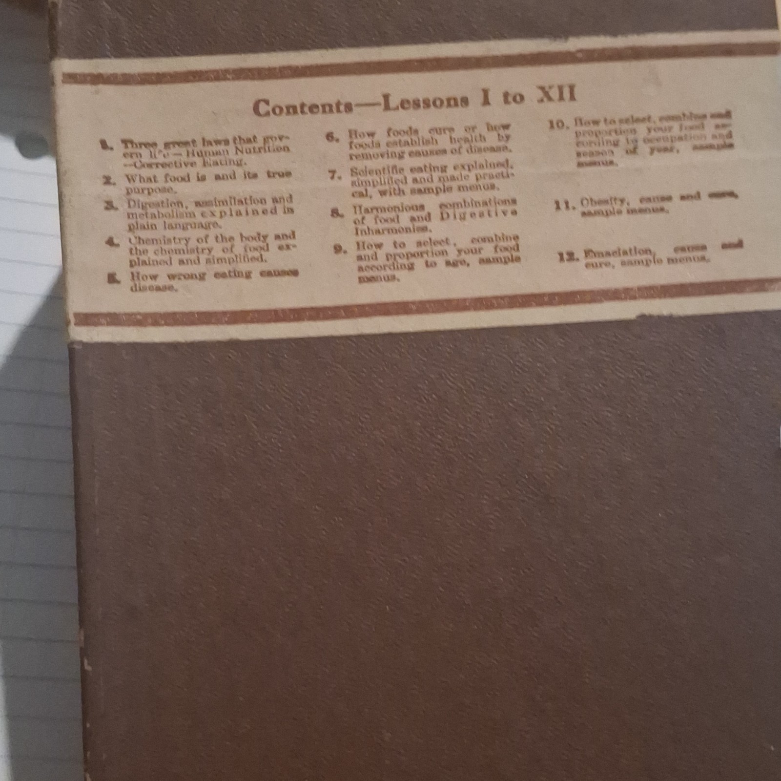 Eugene Christian Little Lessons in Scientific Eating Pamphlet Collector’s Ed