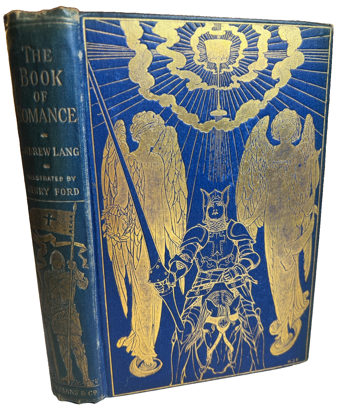 Antique Ornate Victorian Fancy BOOK OF ROMANCE 1st Ed Andrew Lang H. J. Ford