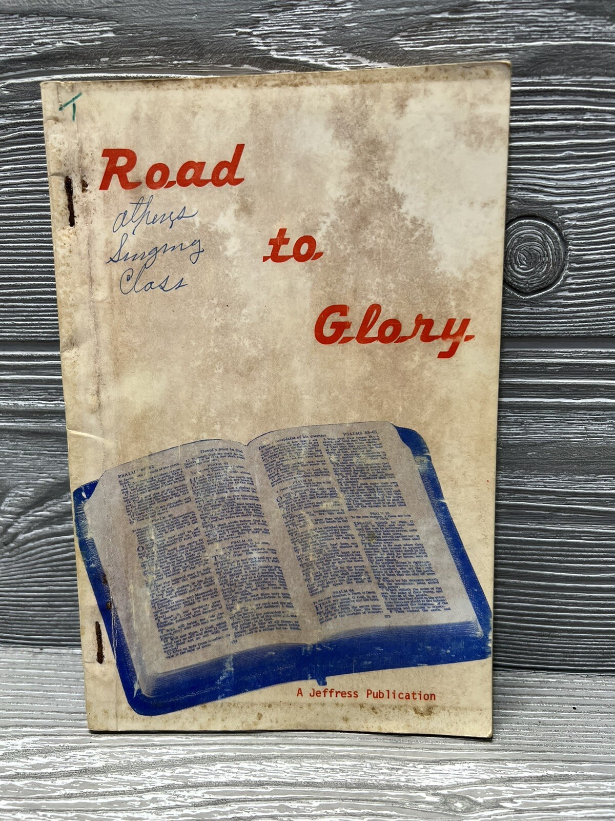 Road to Glory Hymnal 1977 Gospel Music Softcover Jeffress Songbook Church