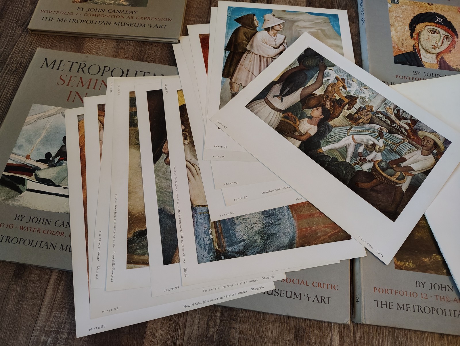 6 Metropolitan Seminars in Art Portfolio Books Museum with Some Prints # 7-12