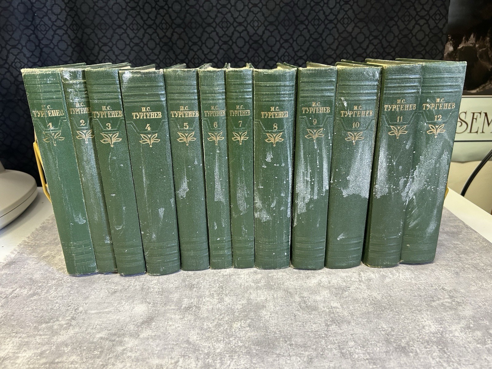 Ivan Turgenev Collected Works 12 Vol Set Soviet Russian HC 1950s