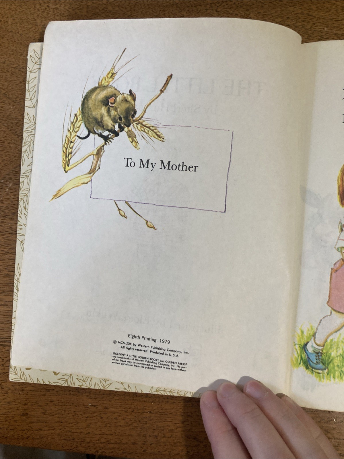 The Little Book Vintage Children’s Golden Book 8th Printing 1979 Eloise Wilkin