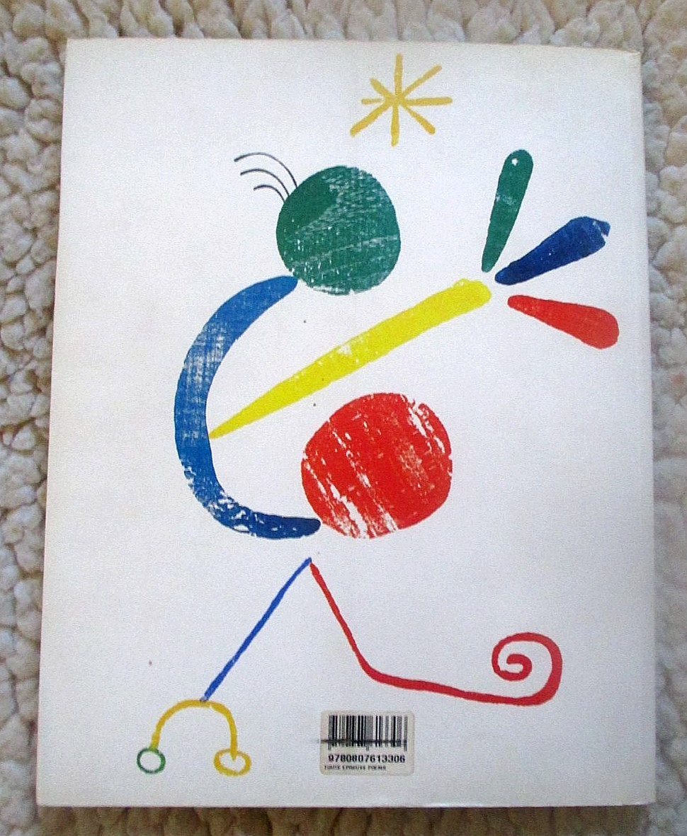 Vintage 1993 Joan Miro SC/DJ Book „A TOUTE EPREUVE“ Poems by Paul Eluard