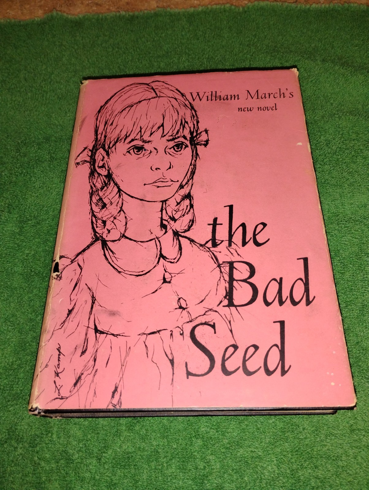 The Bad Seed By William March 1954, 54-5130 Non Clipped Dust Jacket,Rinehart&Co.