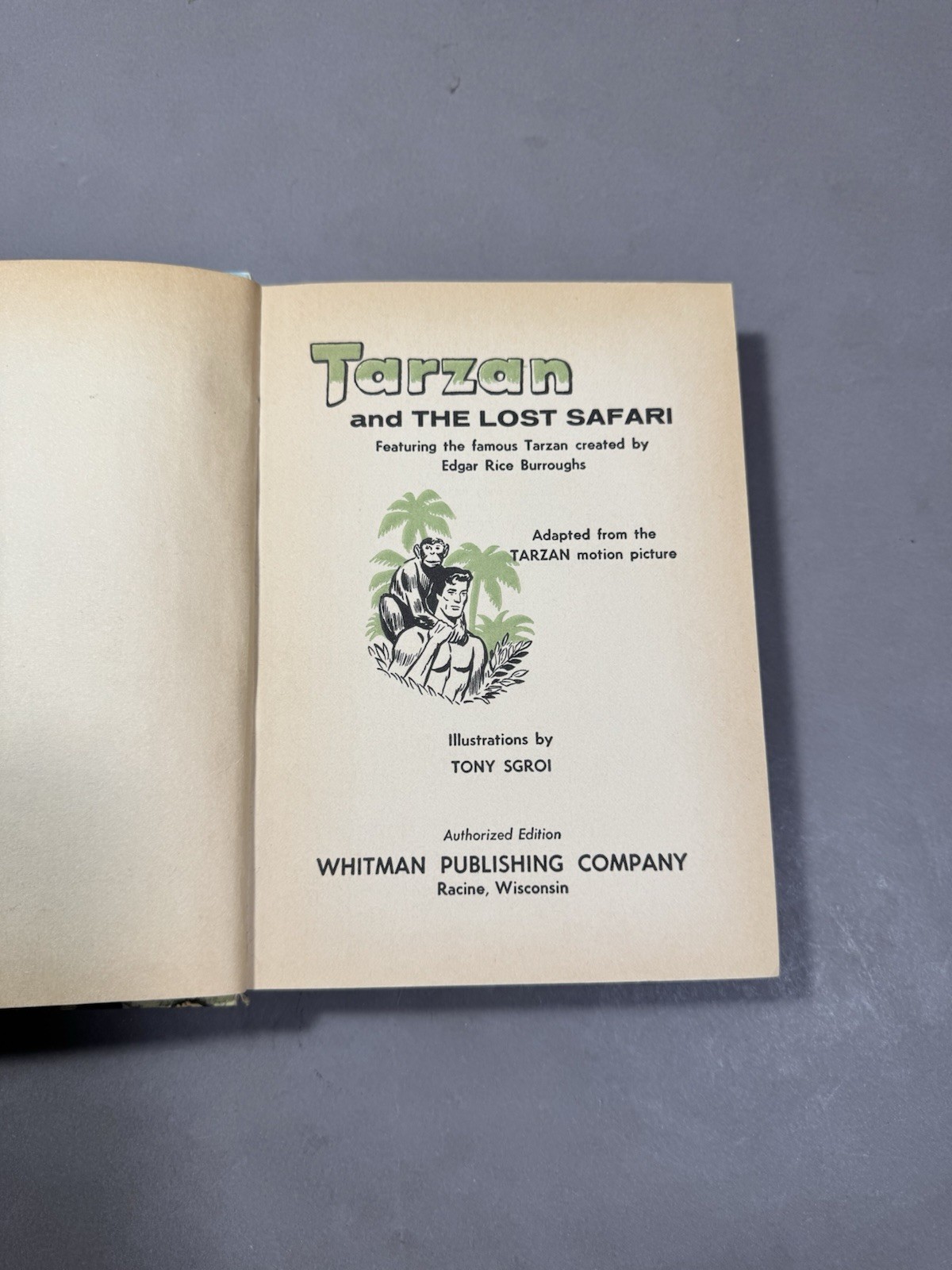 Lot of Vintage Tarzan Big Little Books Whitman Publishing Company