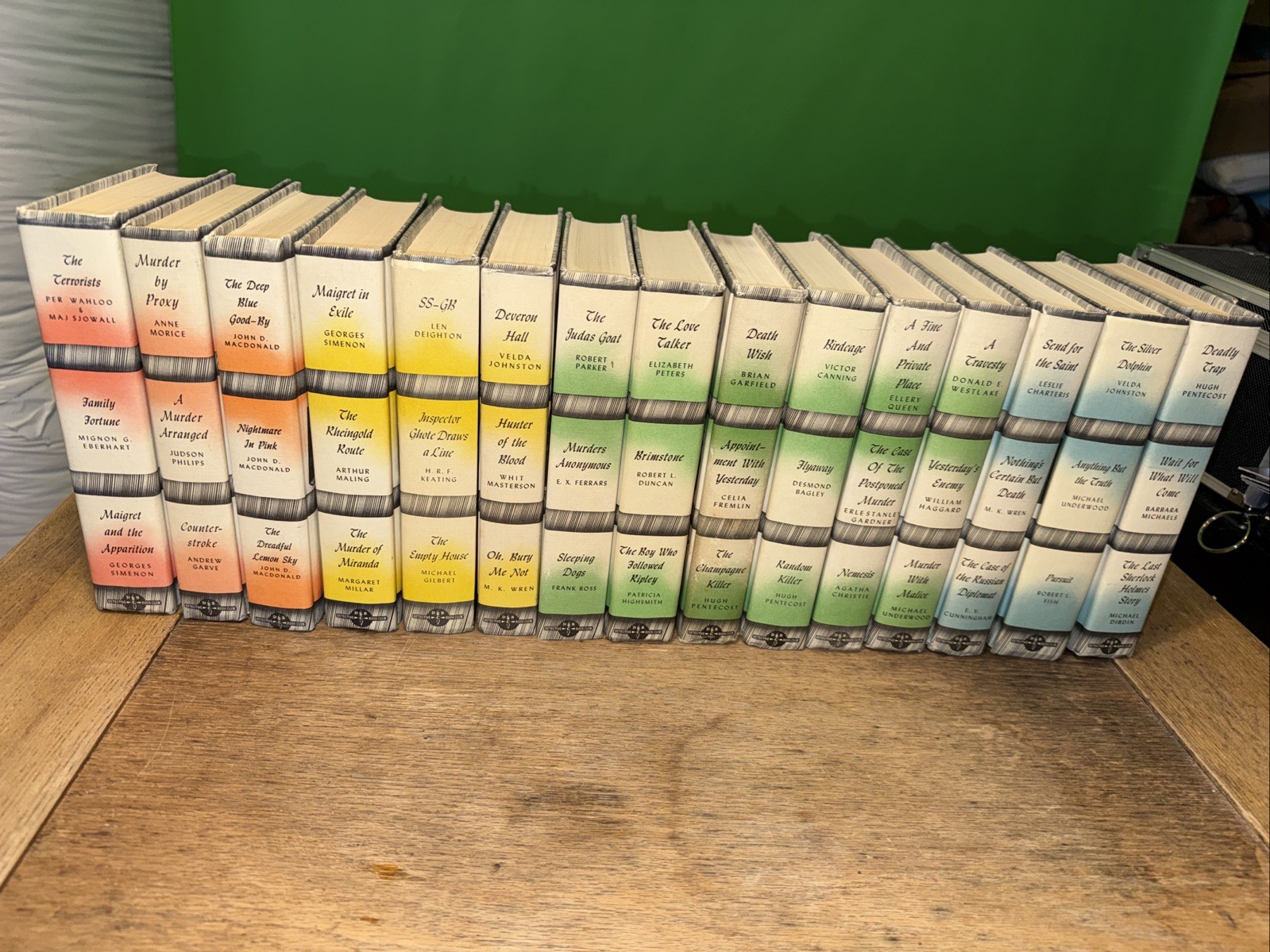 Detective Book Club Lot of 15 Hardcovers Vintage 3 in 1 Mysteries Omnibus