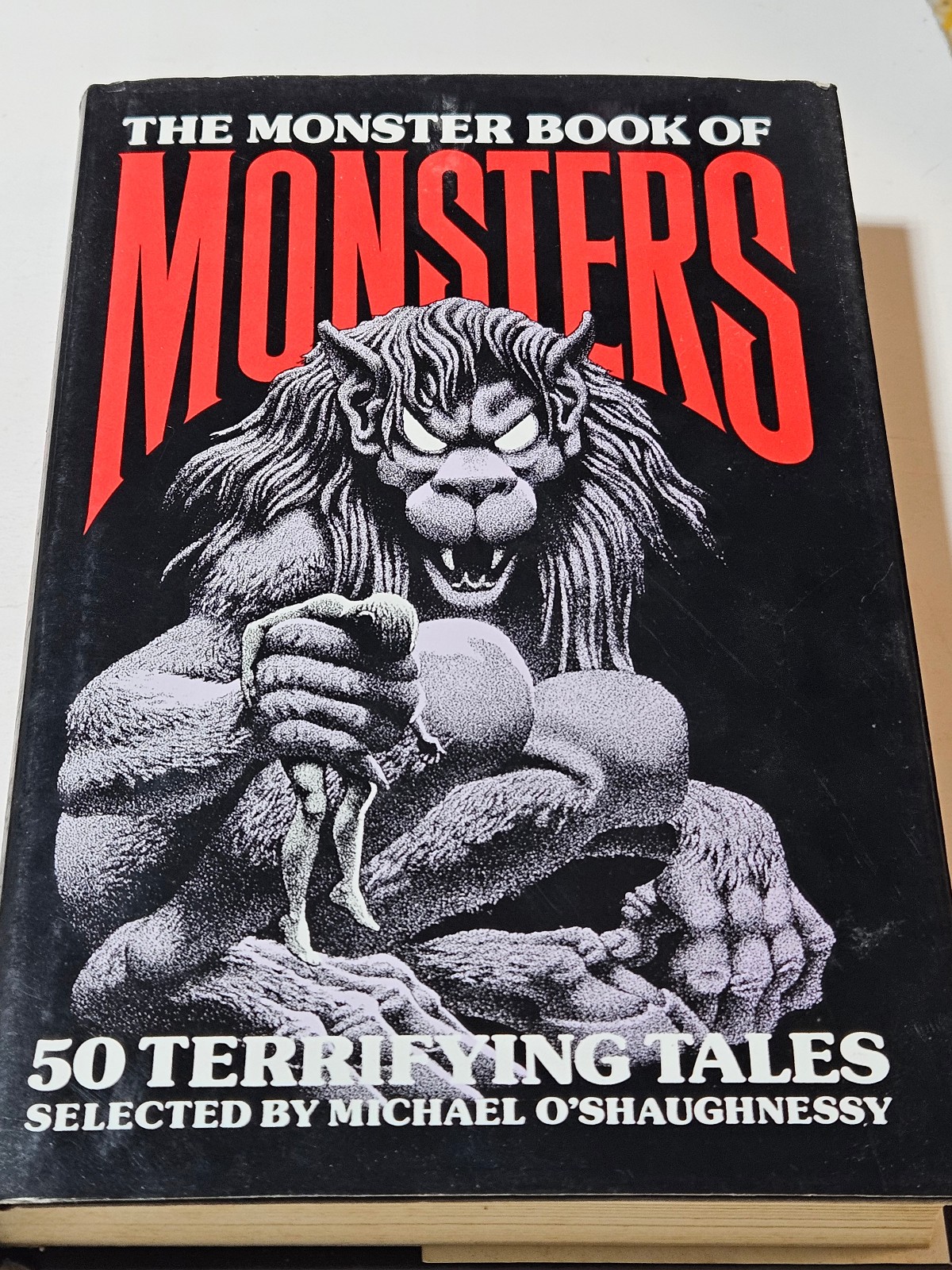 Monster Book Of Monsters: 50 Terrifying Tales [Bonanza 1988, 1st pr, HC, VG+]