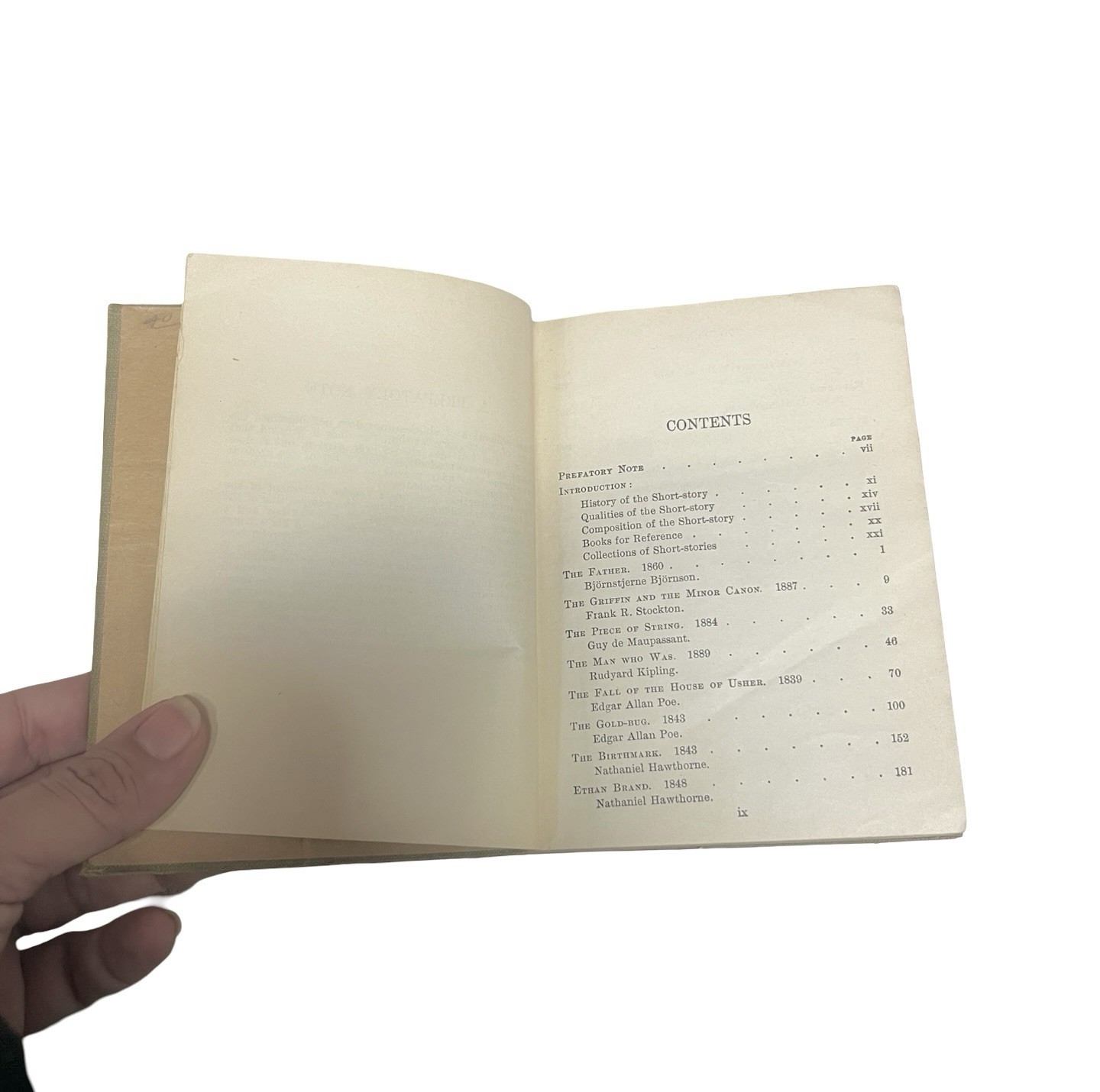Antique Book Macmillan Pocket Classics a collection of short stories 1913