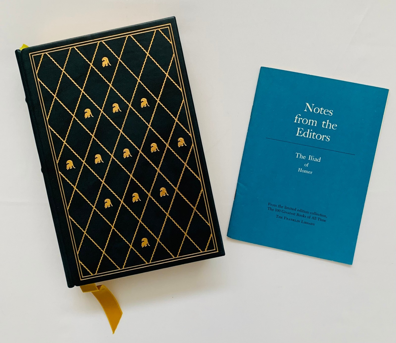„The Iliad Franklin Library Ltd Edition Leather Bound Gilt Edge Book