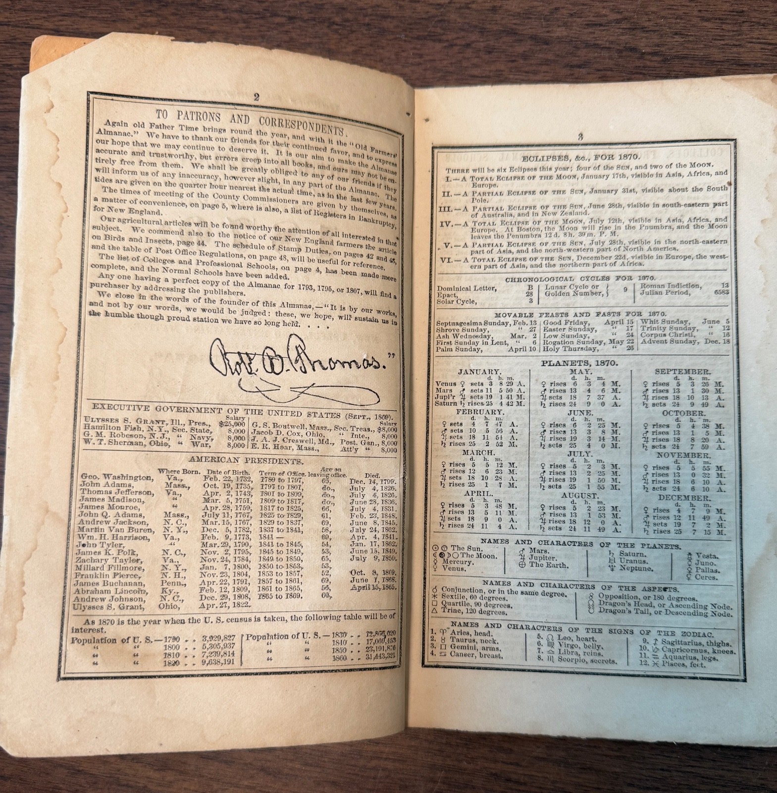 Rare Antique Editions Old Farmer’s Almanac Robert Thomas 1861 1870 1887 1946