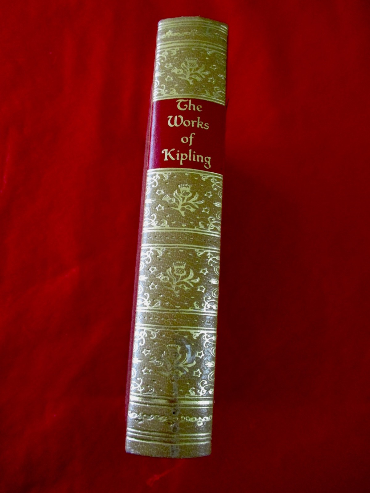 The Works of Kipling One Volume Edition Black’s Readers Service Bonded Leather