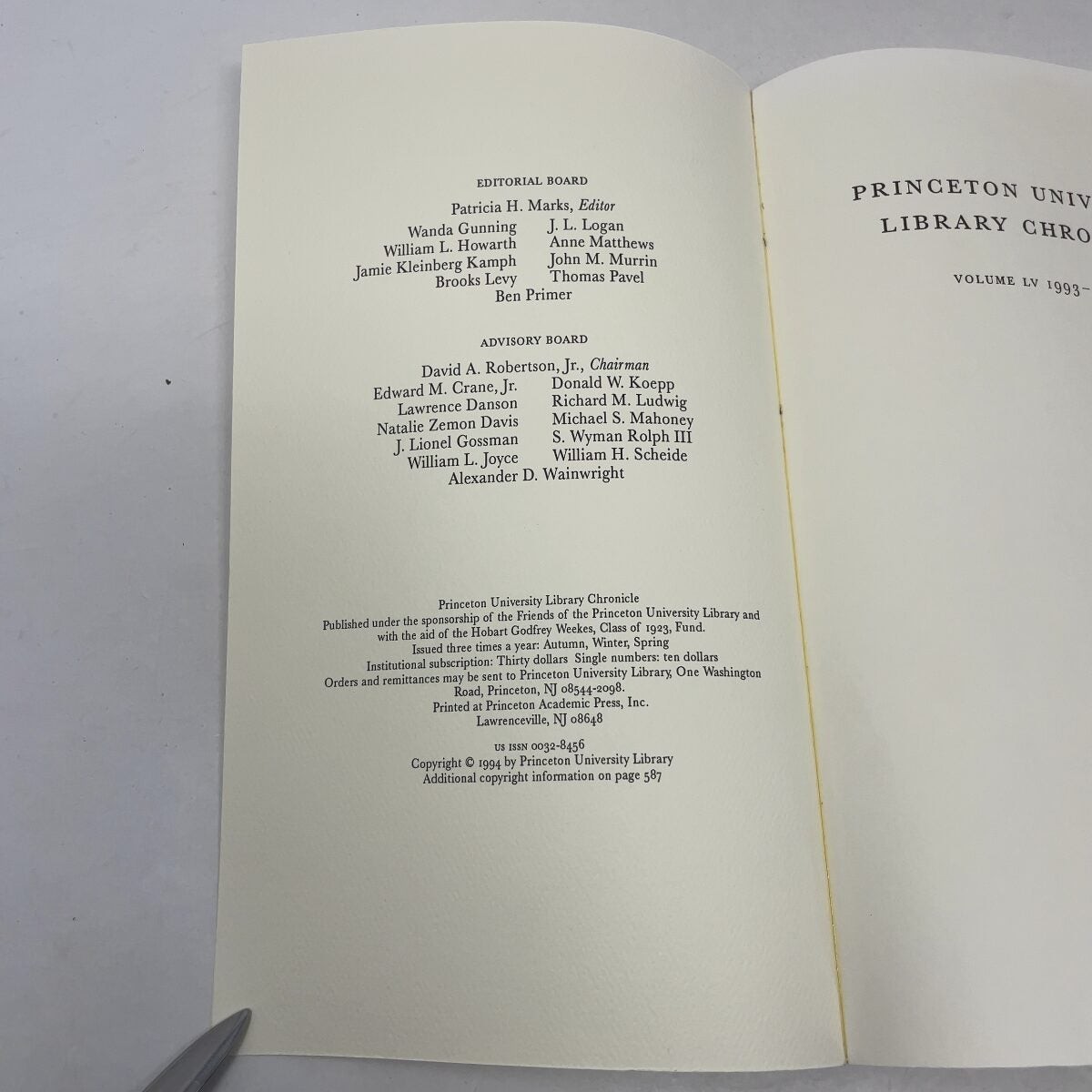 Princeton University Library Chronicle by Princeton University Library Chronicle