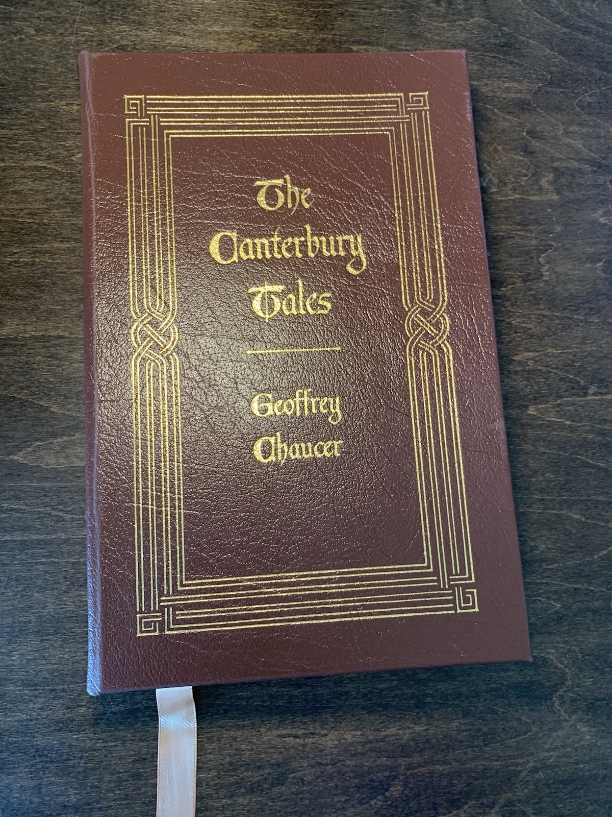 Easton Press Geoffrey Chaucer Canterbury Tales Leather Collector’s Illustrated