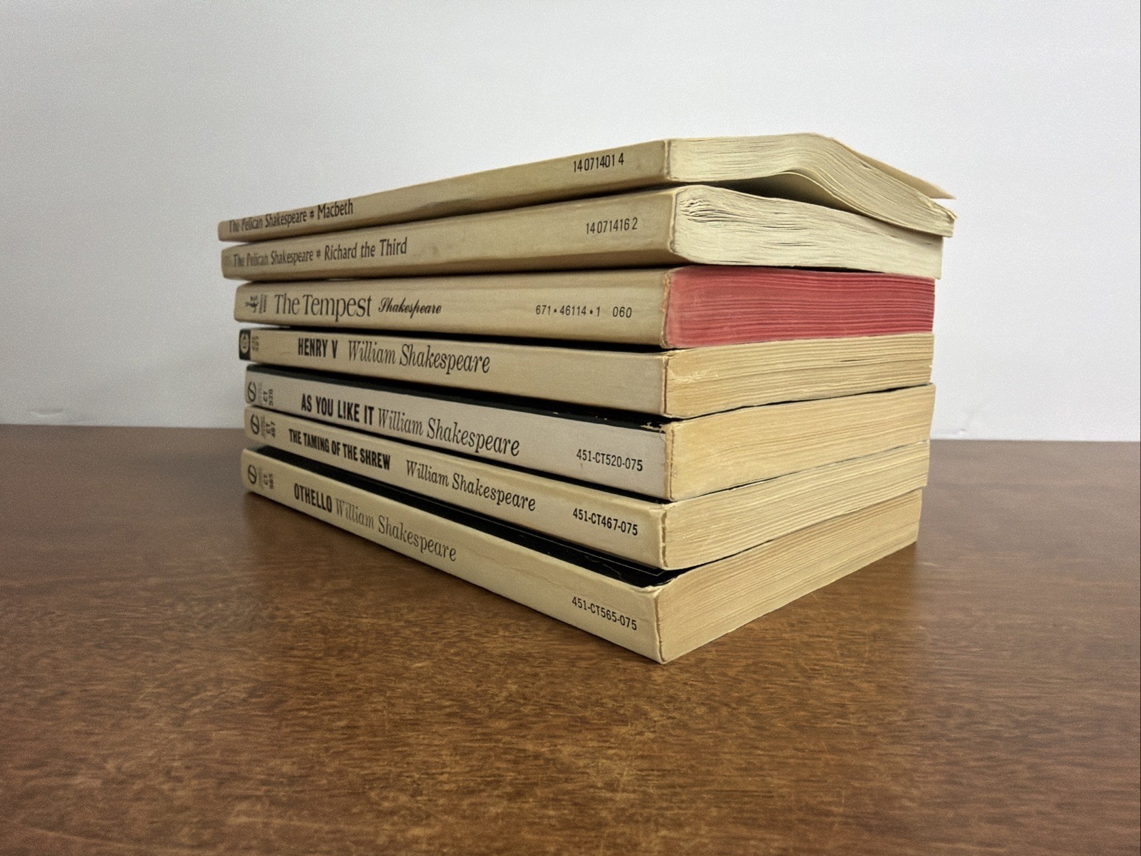 William Shakespeare Mixed Softcover Book Lot Of 7 1960’s-1970’s Vintage