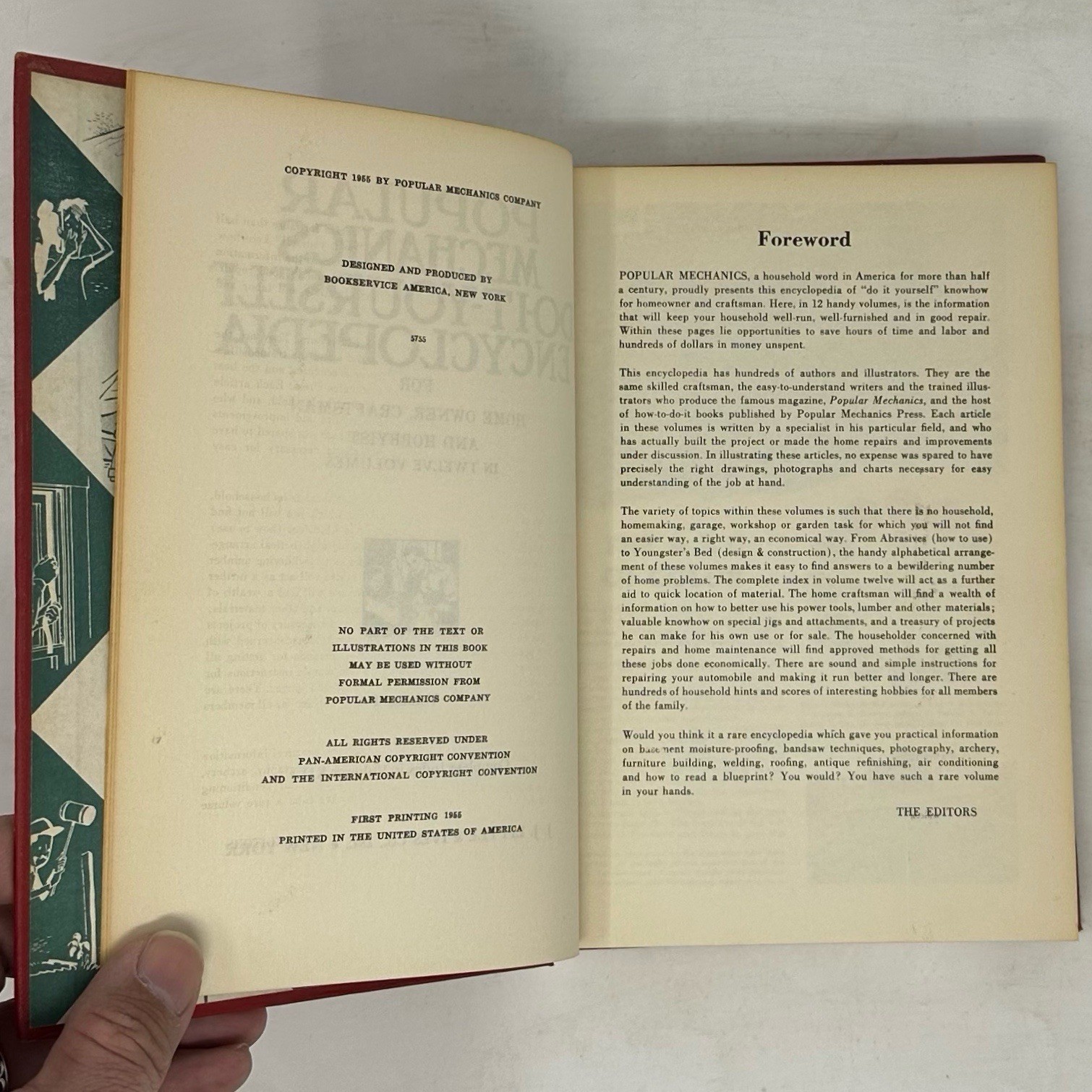 Popular Mechanics Do-It-Yourself Encyclopedia 12 Vol Set 1955 DIY First Edition