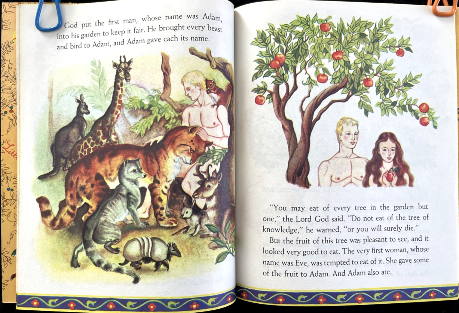 FIRST BIBLE STORIES ~ 1st „A“ ed. Little Golden Book #198 ~ Eloise Wilkin VG