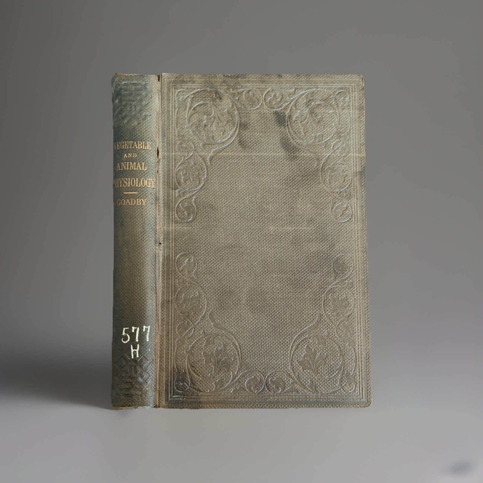1859 A Text-Book of Vegetable & Animal Physiology by Henry Goadby Color Illus VG