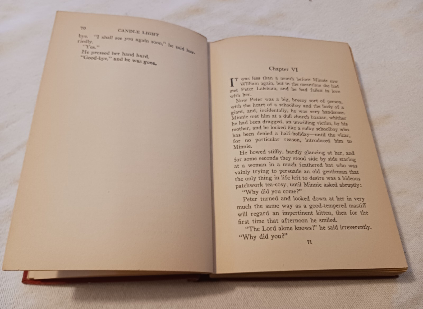 Candle Light – Book By Ruby M. Ayres (1924, Grosset & Dunlap)