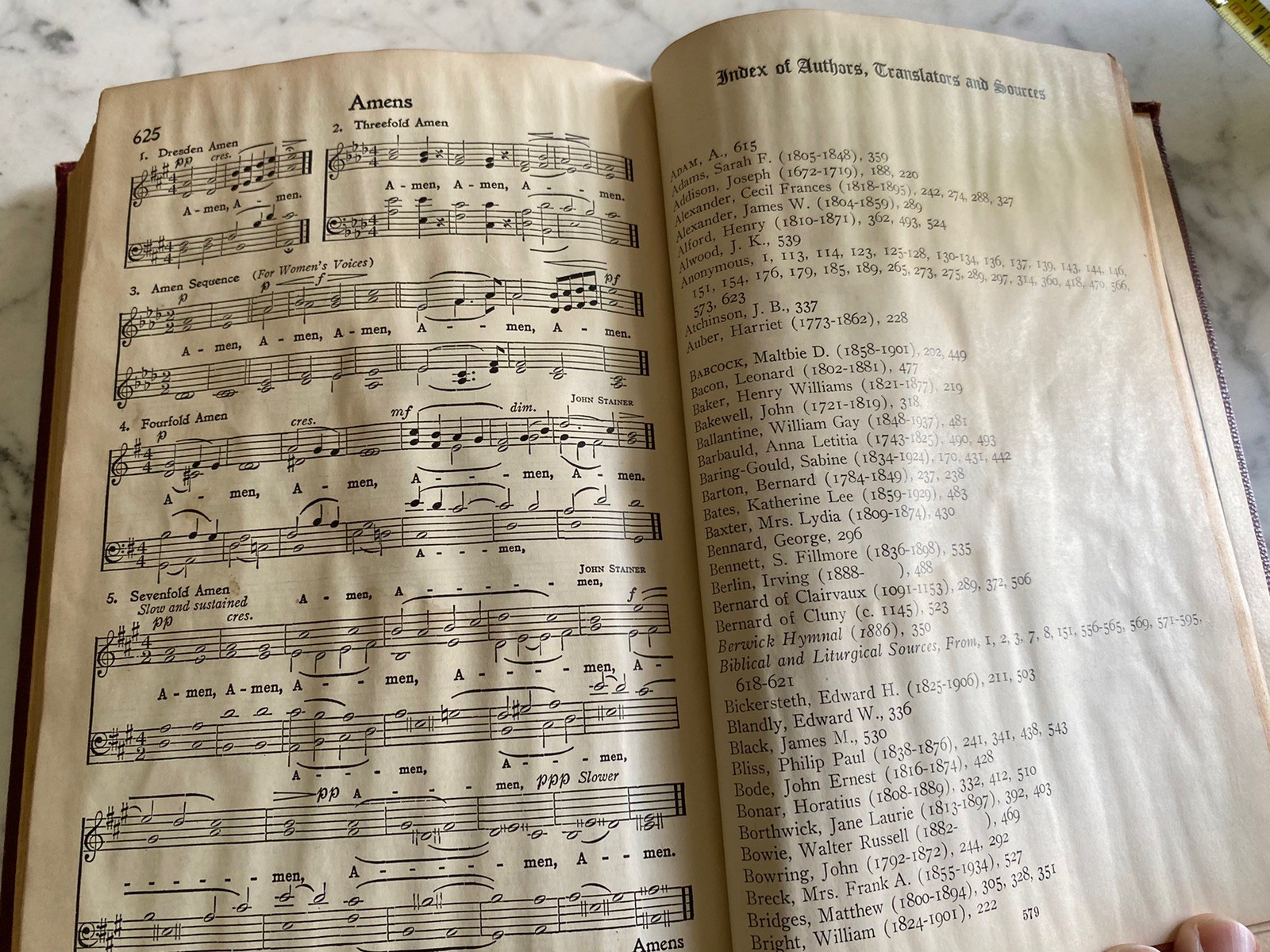 Vintage Hymn Hymnal Church Songs Army and Navy Bennett 1941 A.S. Barnes Company
