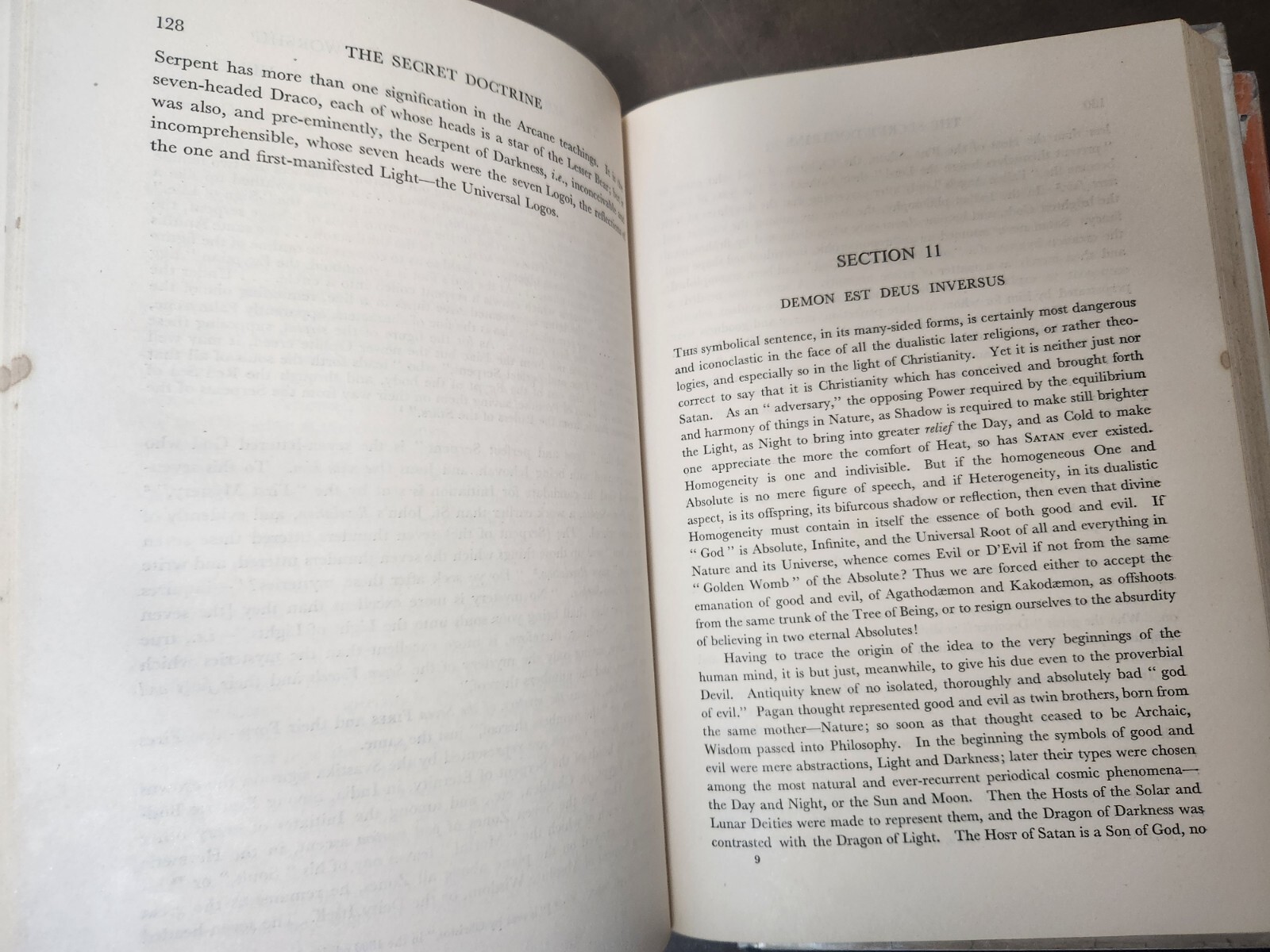Vols 2 & 4 of THE SECRET DOCTRINE by H.P. Blavatsky 1962 Adyar Edition Theosophy
