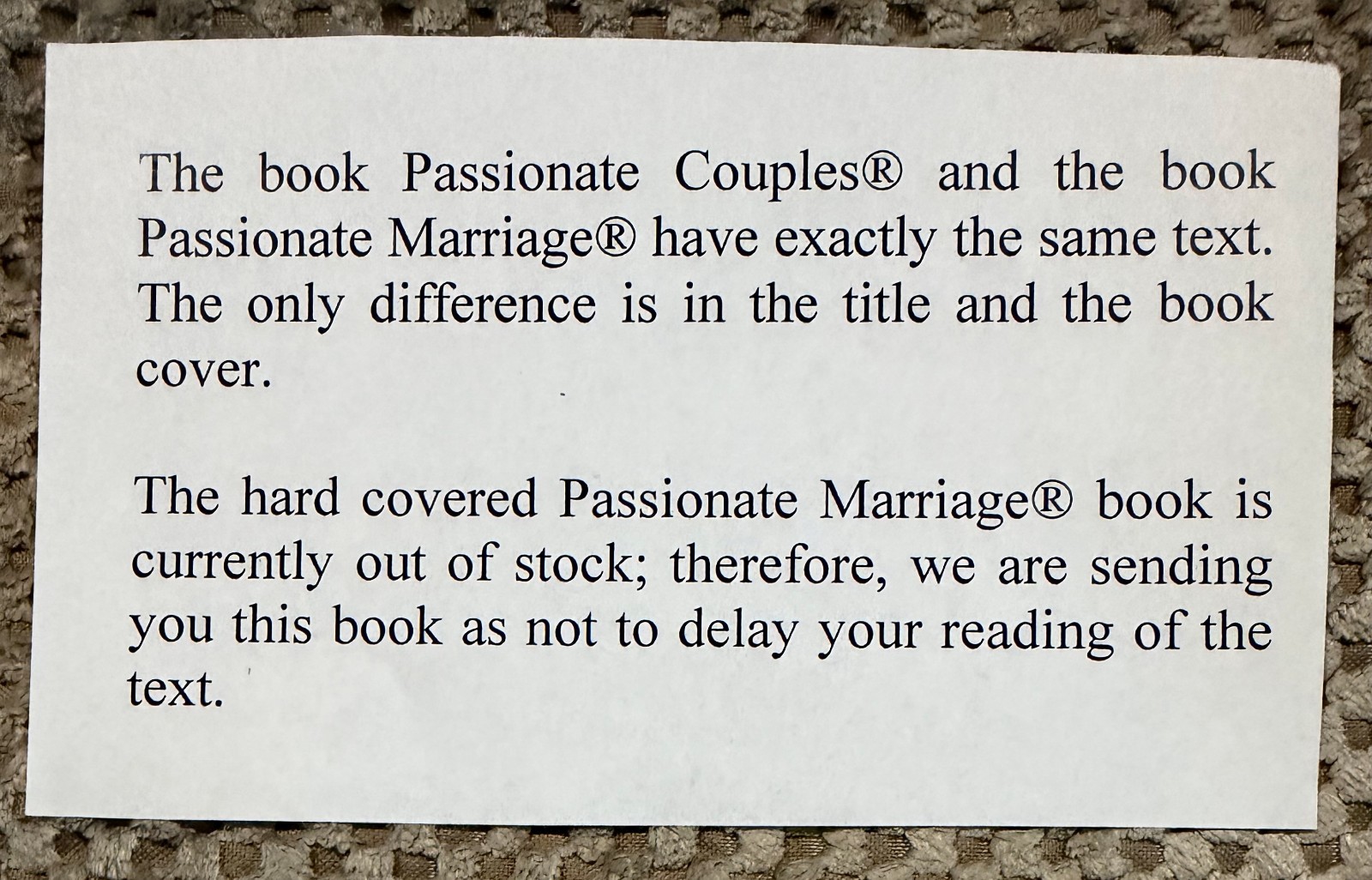 Passionate Couples David Schnarch SIGNED 1st Edition Norton 1997 HC w/ Invoice