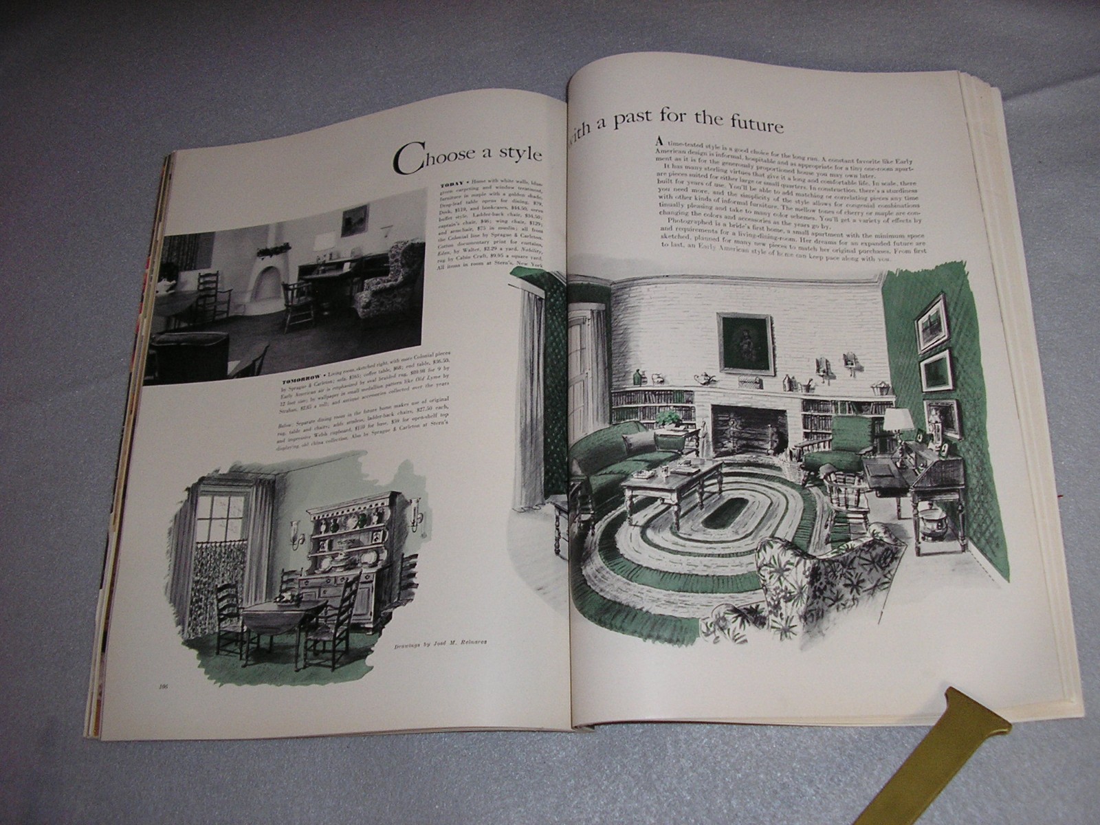 Vintage Bridal Magazine Book Guide for the Bride Wedding Dress Marriage etc 1954