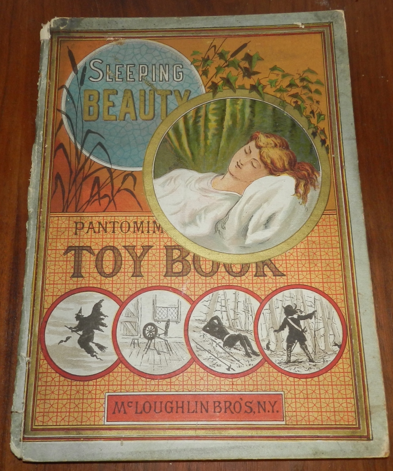 Sleeping Beauty Pantomime Toy Book. Chromolithographs. Ca. 1882 Mcloughlin Bros