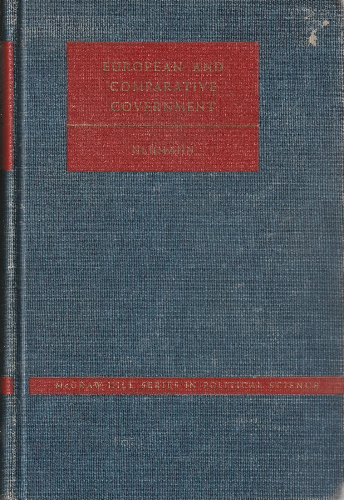 European and Comparative Government (McGraw-Hill Series in Political Science)