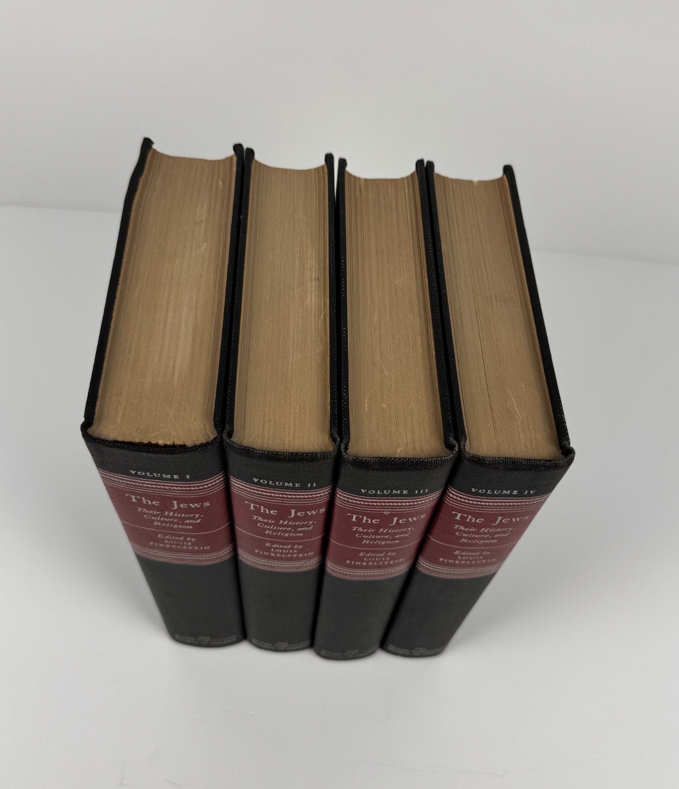 Louis Finkelstein The Jews 4 Volume First Edition Judaica History Religion Set