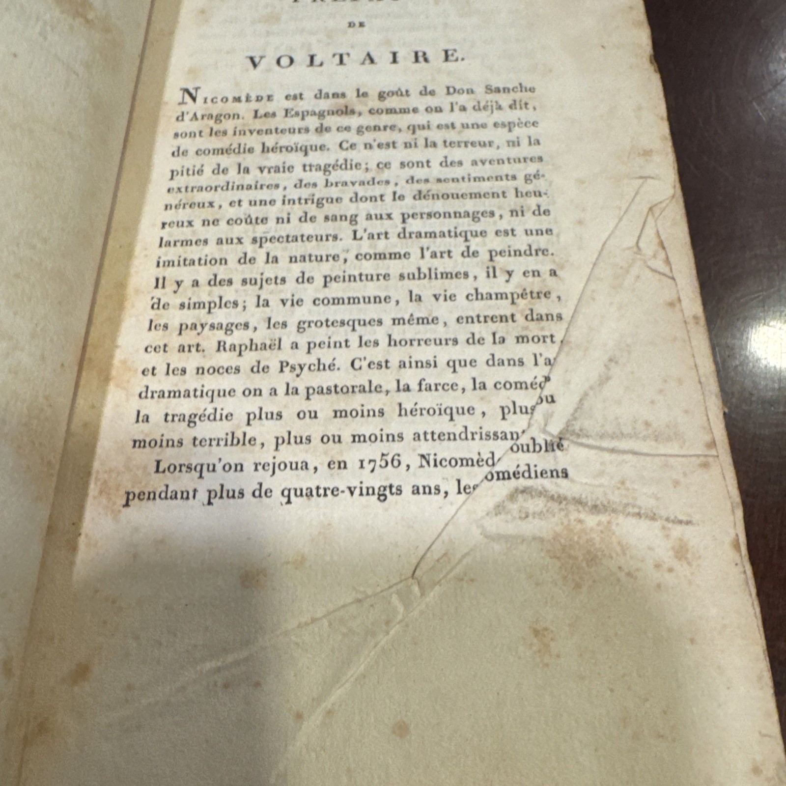 3 Antique 1822 Volumes-Chef-D’Oeuvres de P. Corneille Stereotype D’ Herhan