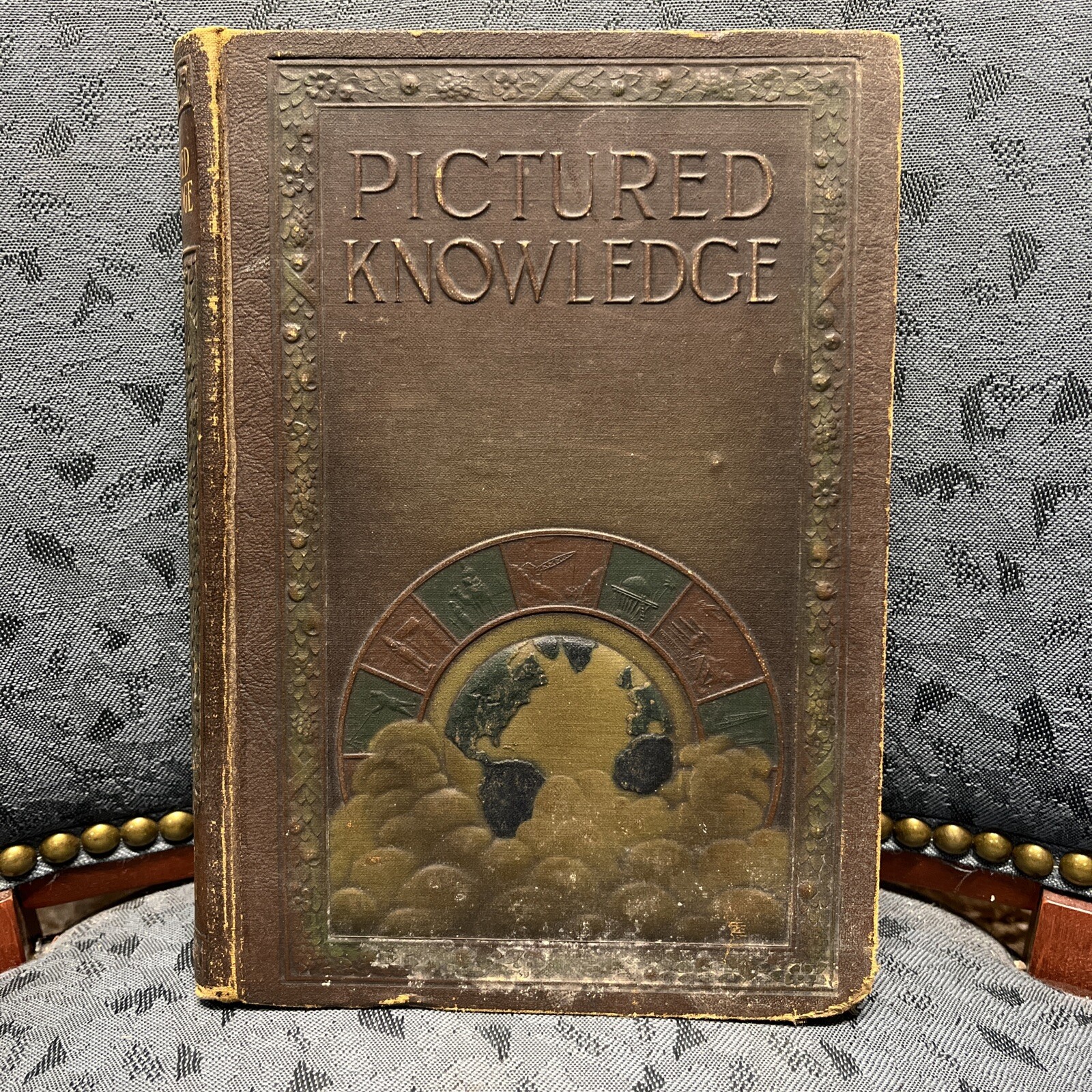 Pictured Knowledge Book 3 1926 Vintage Book Illustrated History Marshall Hughes