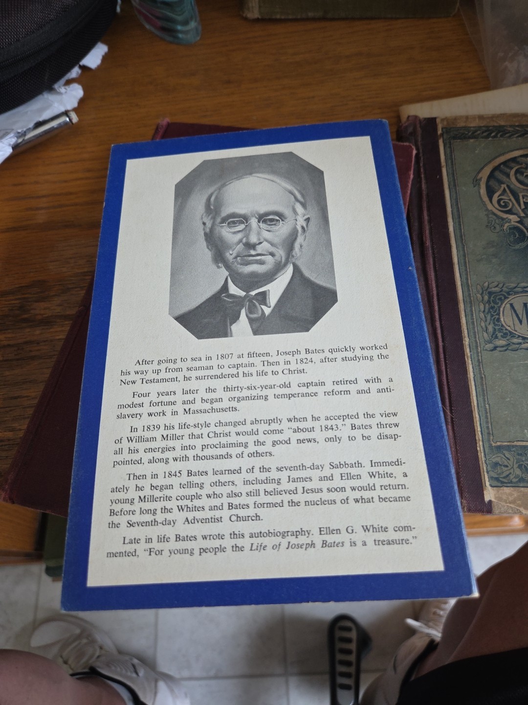 Seventh Day Adventist ( Joseph Bates) S.P.A. Nashville, Tn.
