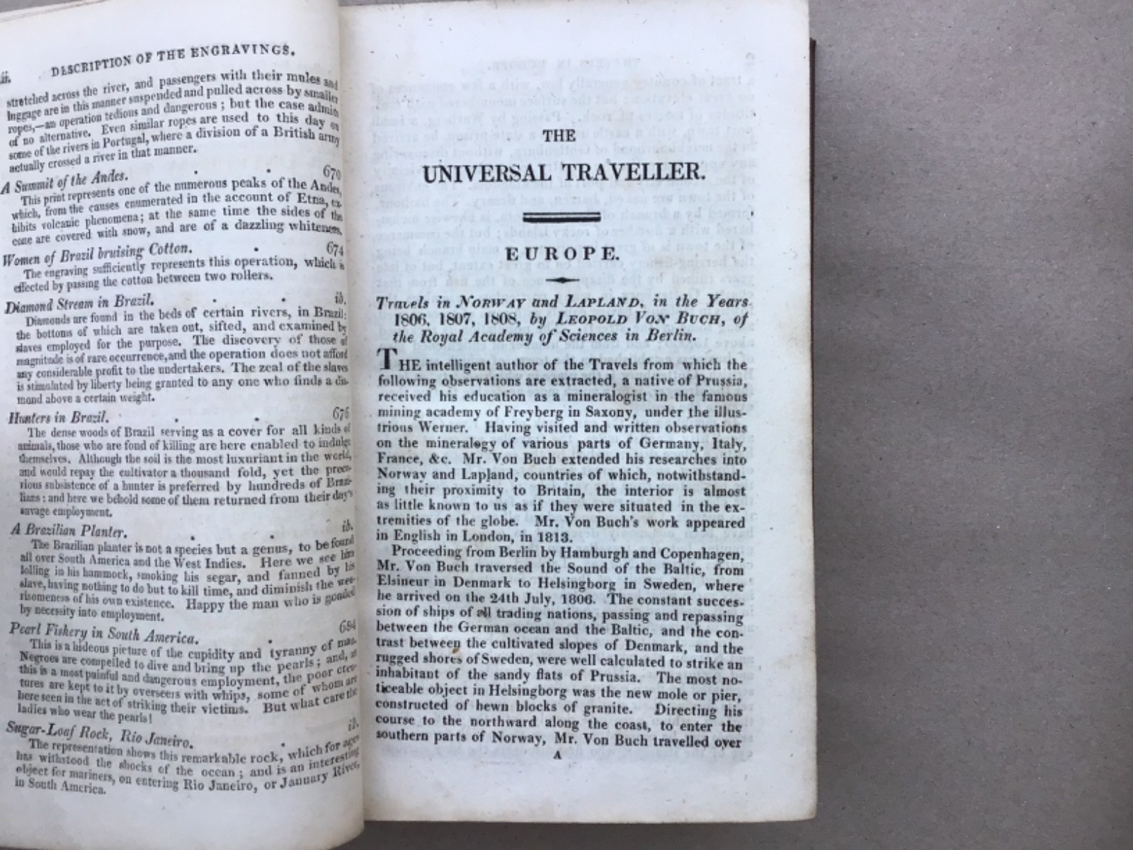 1822 1st UNIVERSAL TRAVELLER S PRIOR 92 engravings Europe Asia Africa N America
