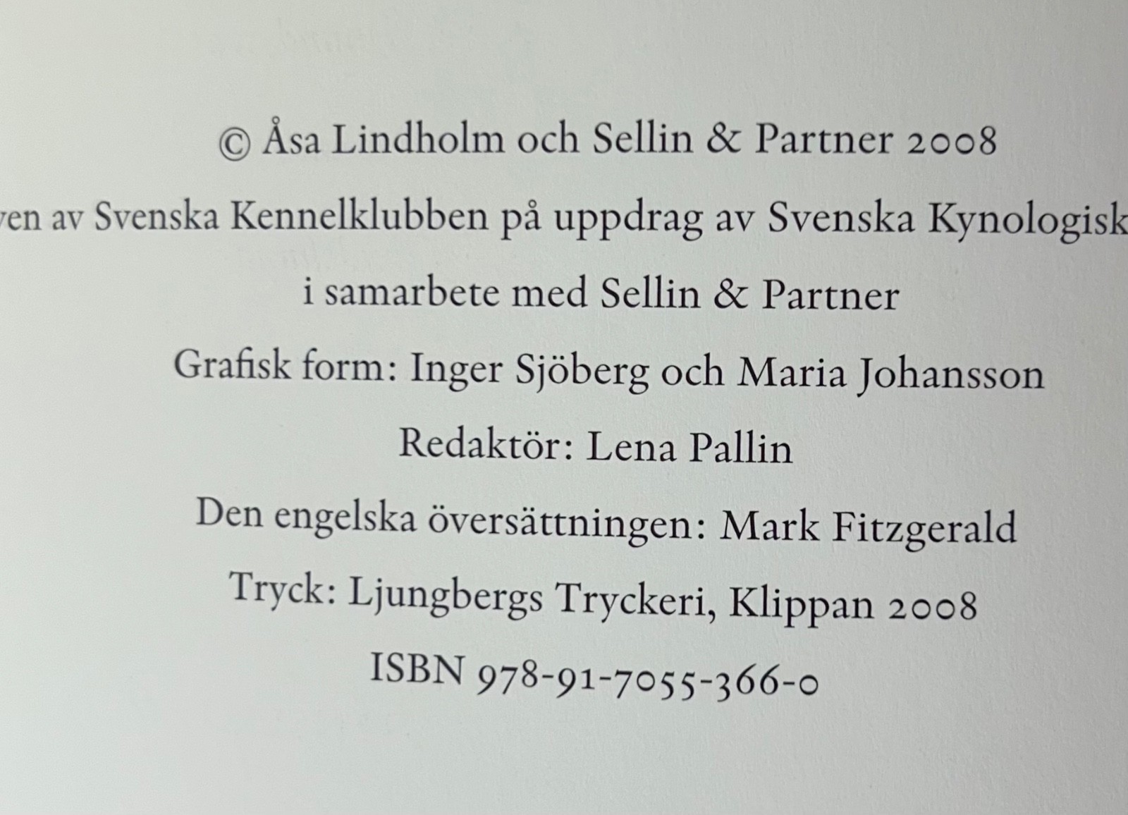 Åsa Lindholm / Svenska Hccundraser Ett Kulturarv – Swedish Native Breeds Dogs